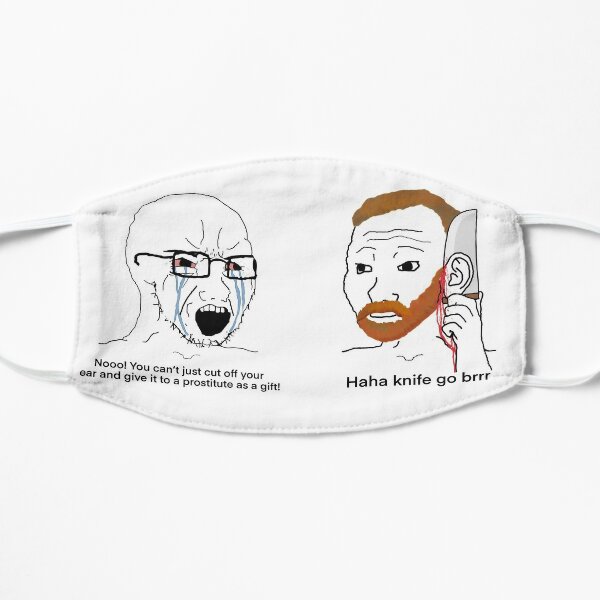 Soyjak Face Masks | Redbubble