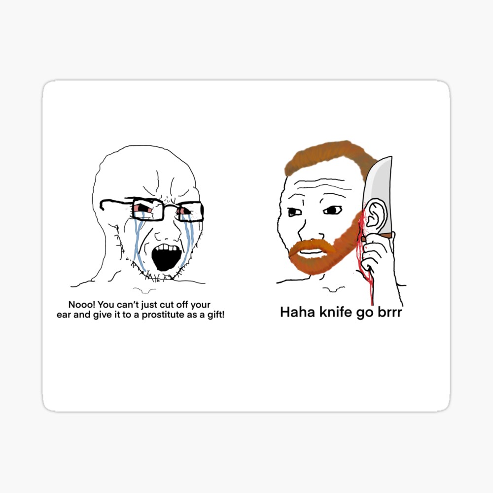 Van Gogh Wojak Meme Design