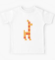 Giraffe Block Kids Tee