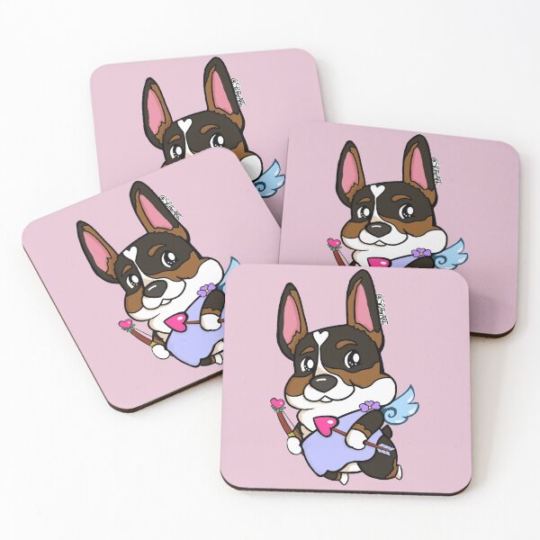 Item preview, Corgi tricolor de Cupido simple designed and sold by SPufferART.