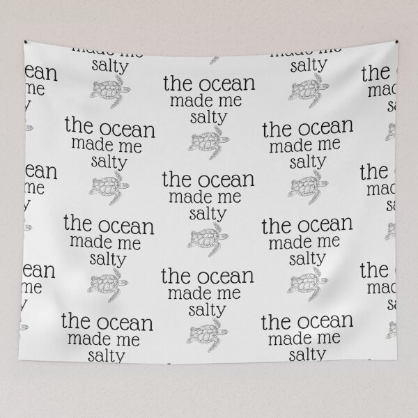 Item preview, the ocean made me salty designed and sold by JocelynCrafts.