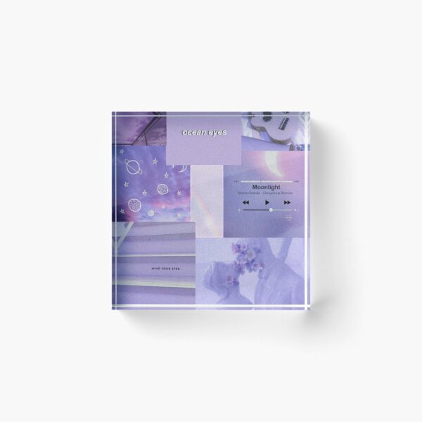 Item preview,  Y2K light purple aesthetic collage  designed and sold by cloudy-moon.