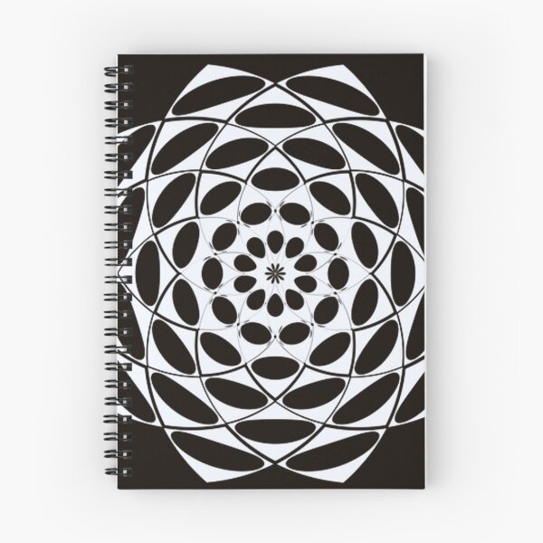 Item preview, White on Black Mandala - Color Your Own designed and sold by faeriestar.