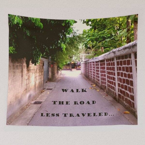 Item preview, Walk The Road Less Traveled designed and sold by EmpressExpress.