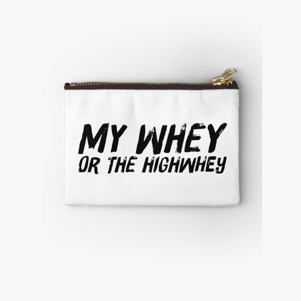 Item preview, My Whey Or The Highwhey - Funny Whey Protein Shake designed and sold by ArqDezines.