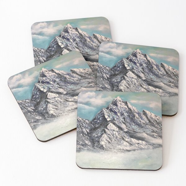 Item preview, Mountains over the clouds designed and sold by ArtByBelkina.