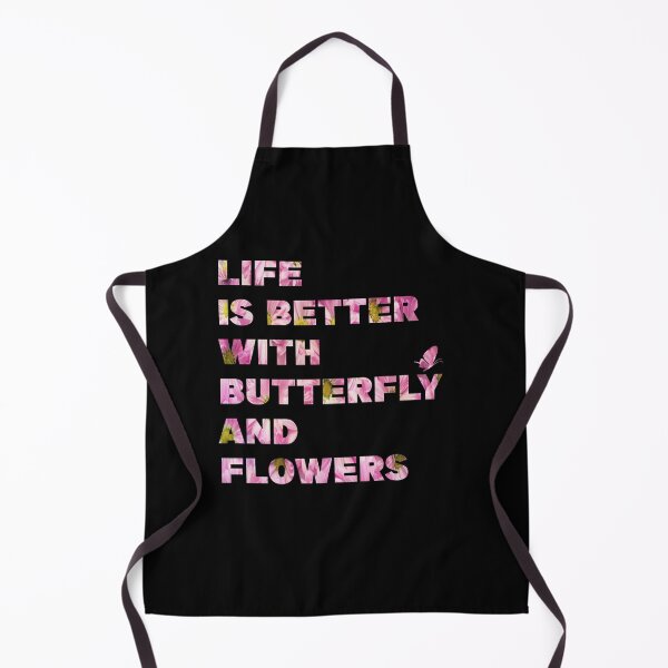 Item preview, Life Is Better with Butterfly and Flowers designed and sold by Quickhappy.