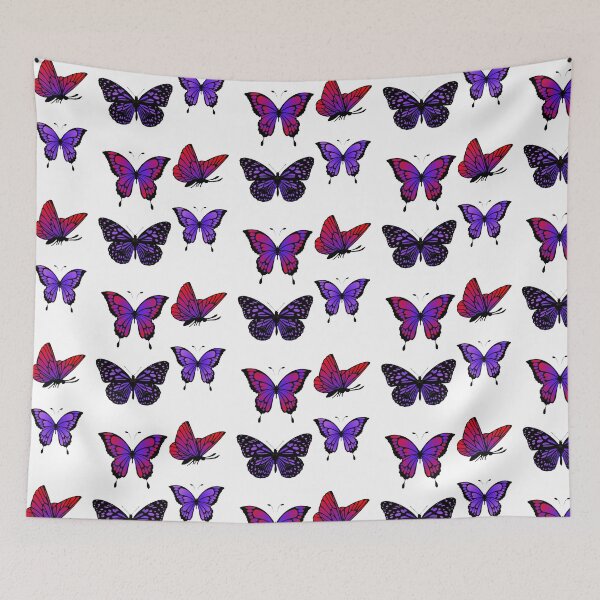 Aperçu de l'œuvre emoji papillon violet créée et vendue par JocelynCrafts.