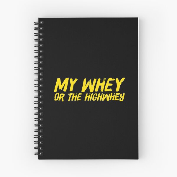 Item preview, My Whey Or The Highwhey - Funny Whey Protein Shake Quote designed and sold by ArqDezines.