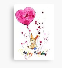 Happy Birthday Canvas Print