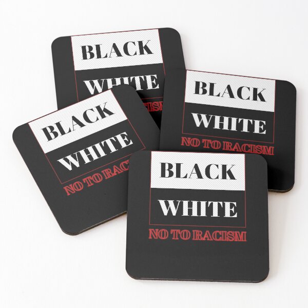 Item preview, Black White no to racism  designed and sold by GBDesigner.