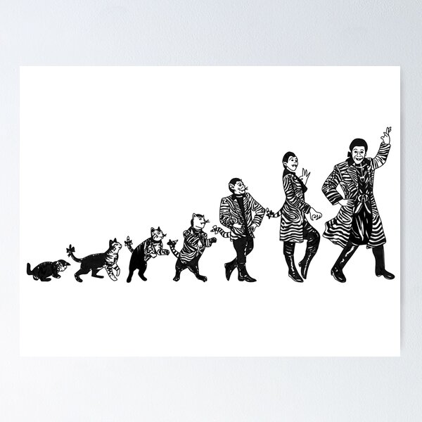 Item preview, The Evolution of Cat designed and sold by sloewth.