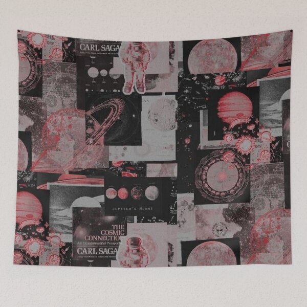 Item preview, black and neon pink aesthetic collage  designed and sold by cloudy-moon.