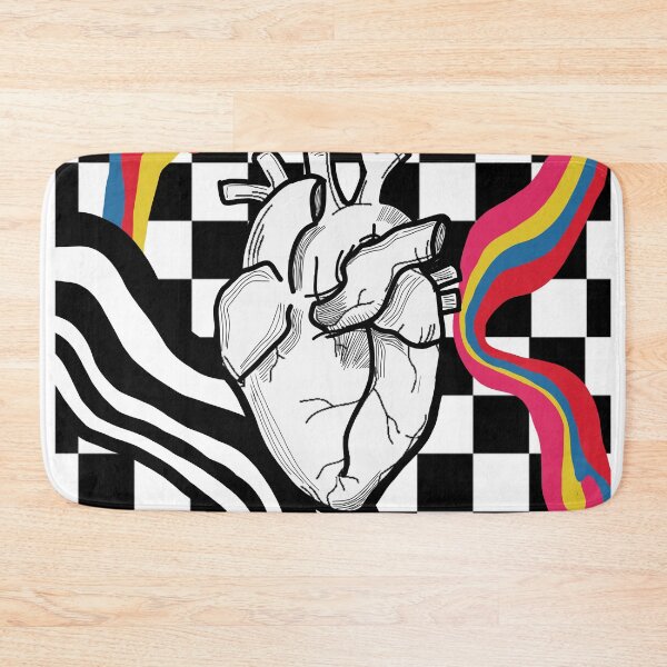 Item preview, Heart Checkered Background Design designed and sold by azure-ataraxia.