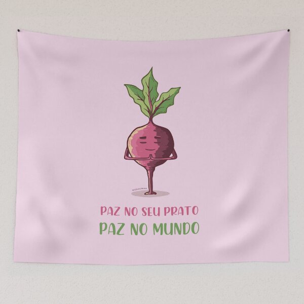 Item preview, Paz no seu prato, paz no mundo - Beterraba designed and sold by Frank J. Art.