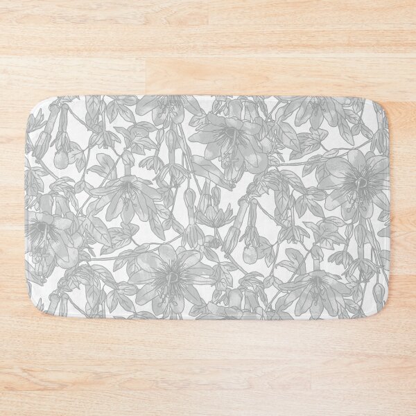Item preview, Gray Passion Fruit Flowers designed and sold by Carolina Diaz.