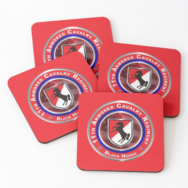 Item preview, 11th Armored Cavalry Regiment “Black Horse” Custom Design designed and sold by SoldierAlways.