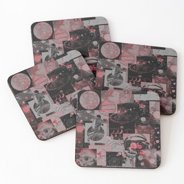 Item preview, black and neon pink aesthetic collage  designed and sold by cloudy-moon.