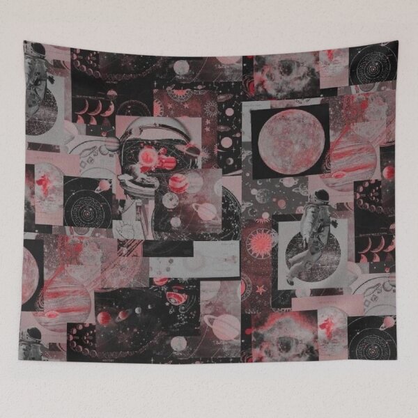 Item preview, black and neon pink aesthetic collage  designed and sold by cloudy-moon.