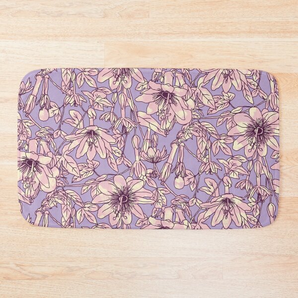 Item preview, Lilac and Pink Passion Fruit Flowers designed and sold by Carolina Diaz.