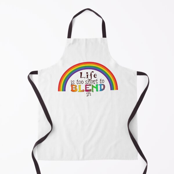 Item preview, Lifes too short to blend in, Life, Rainbow, colourful, great T-Shirt designed and sold by AMS-ART.