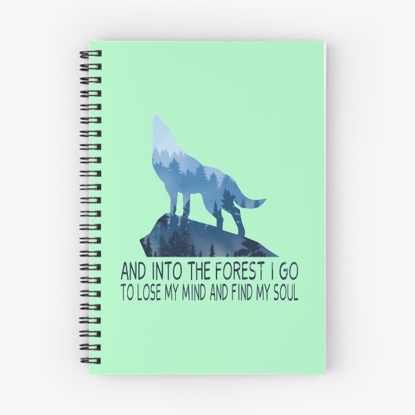 Item preview, Wolf and Into The Forest I Go to Lose My Mind and Find My Soul  designed and sold by JustGift.