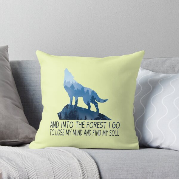 Item preview, Wolf and Into The Forest I Go to Lose My Mind and Find My Soul  designed and sold by JustGift.