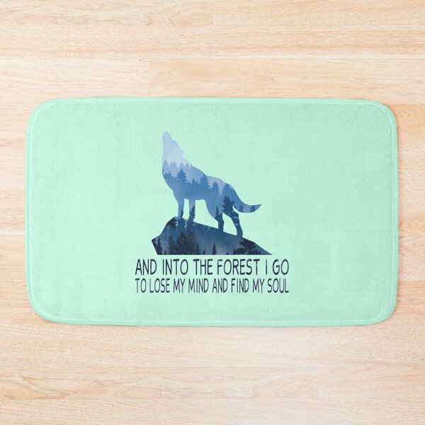 Item preview, Wolf and Into The Forest I Go to Lose My Mind and Find My Soul  designed and sold by JustGift.