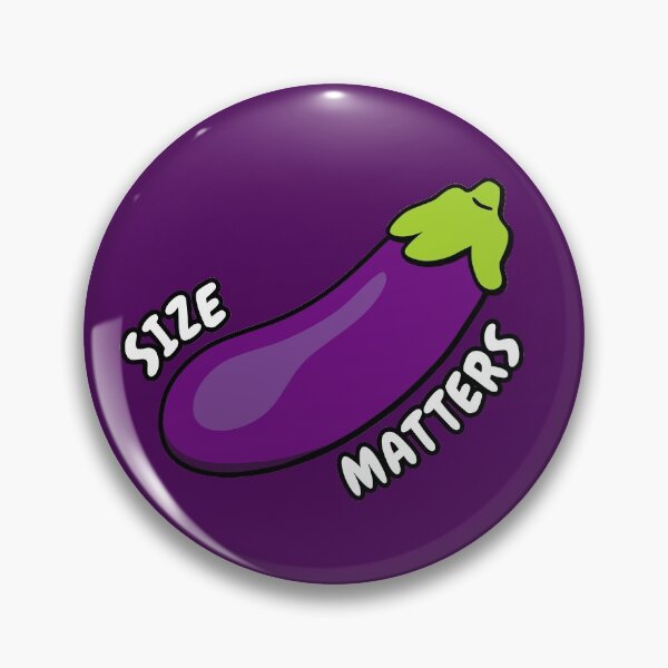 Item preview, Size Matters - Funny Eggplant Emoji T-Shirt designed and sold by FunnyStoopid.