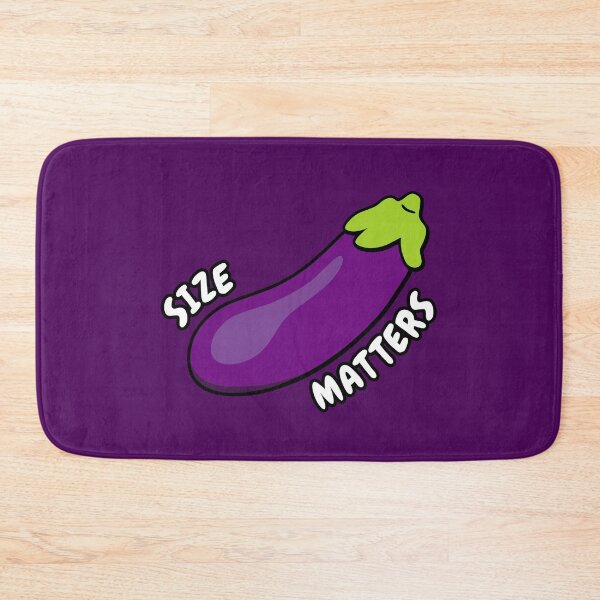 Item preview, Size Matters - Funny Eggplant Emoji T-Shirt designed and sold by FunnyStoopid.
