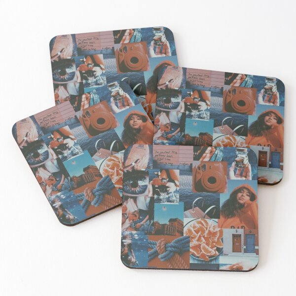 Item preview, Y2K blue and red aesthetic collage  designed and sold by cloudy-moon.