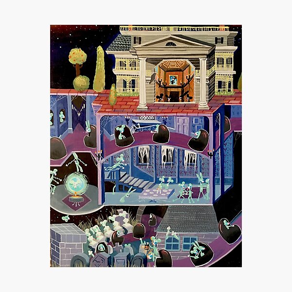 Haunted mansion inspired Photographic Print