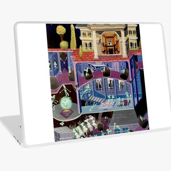 Haunted mansion inspired Laptop Skin