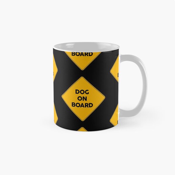 Item preview, Dog On Board Yellow Road Sign  designed and sold by FriendsList.