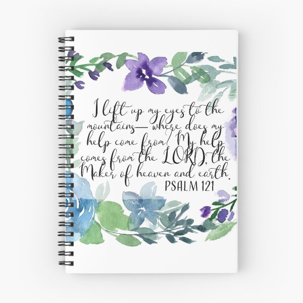 Item preview, Psalm 121 | I lift my eyes to the mountains | Scripture Art designed and sold by Harpley Design Studio.
