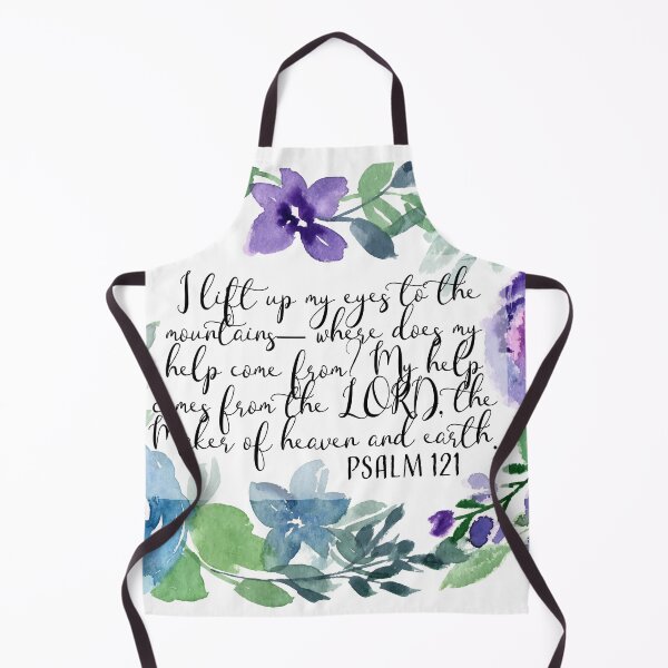 Item preview, Psalm 121 | I lift my eyes to the mountains | Scripture Art designed and sold by Harpley Design Studio.