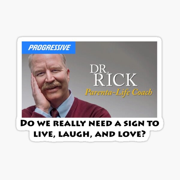 Dr. Rick - Progressive Parent Life Coach Sticker