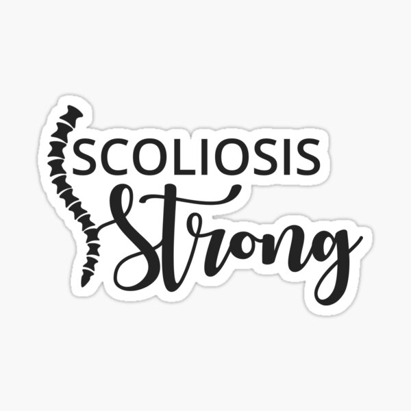 Scoliosis Strong Sticker
