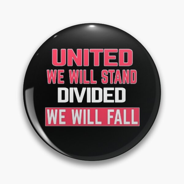 Item preview, Motivational Quote, United, we will stand, divided, we will fall designed and sold by MeroniGDesign.