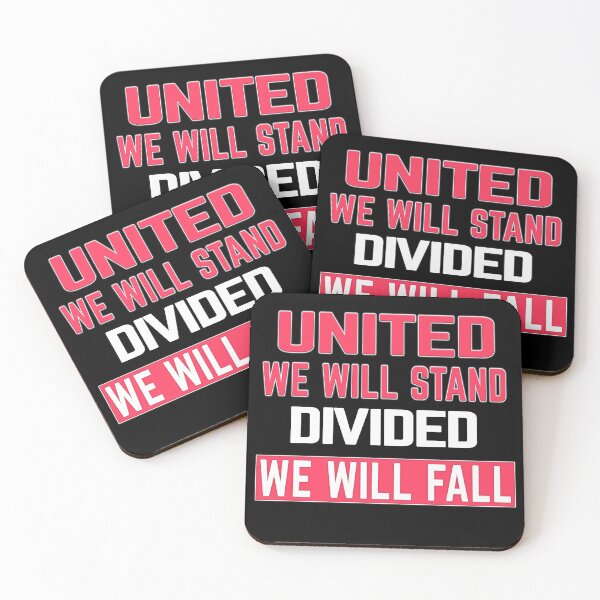 Item preview, Motivational Quote, United, we will stand, divided, we will fall designed and sold by MeroniGDesign.