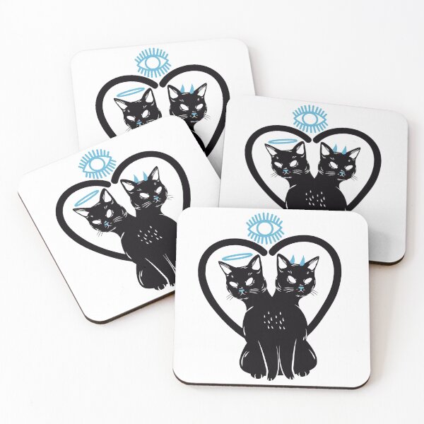 Item preview, holy and evil cats - Valentine's Day 2021 designed and sold by DumbPet.