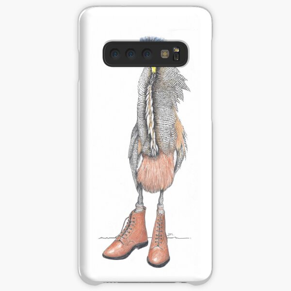 Tiger Heron in orange shoes Samsung Galaxy Snap Case