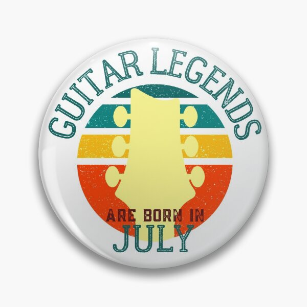 Item preview, Guitar Legends Are Born In July designed and sold by 12BarTees.