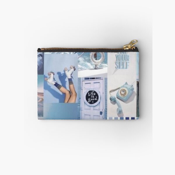 Item preview,  Y2K blue aesthetic collage  designed and sold by cloudy-moon.