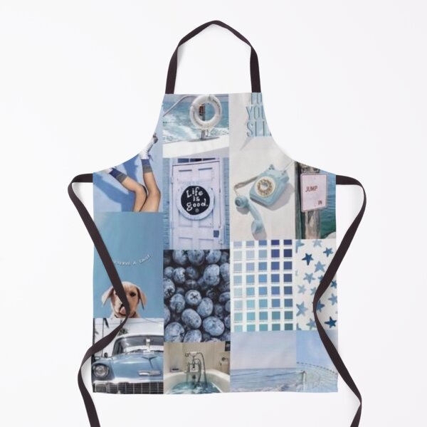 Item preview, Y2K blue aesthetic collage designed and sold by cloudy-moon.