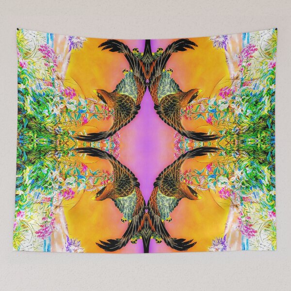 Item preview, Falcon and Flowers designed and sold by RitaMaye.