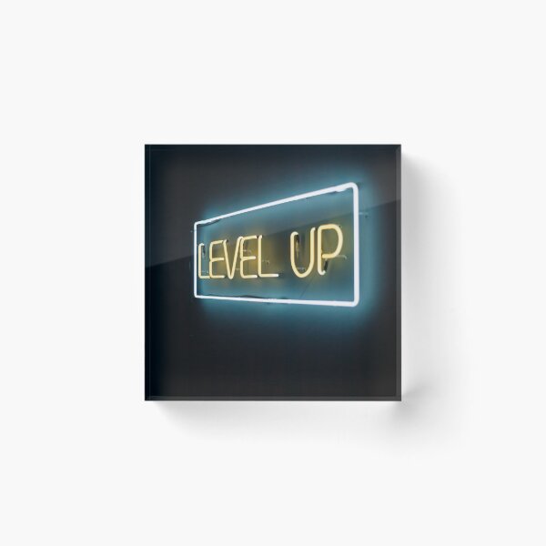 Item preview, Level Up Neon Sign designed and sold by newburyboutique.