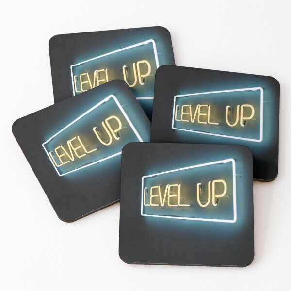 Item preview, Level Up Neon Sign designed and sold by newburyboutique.