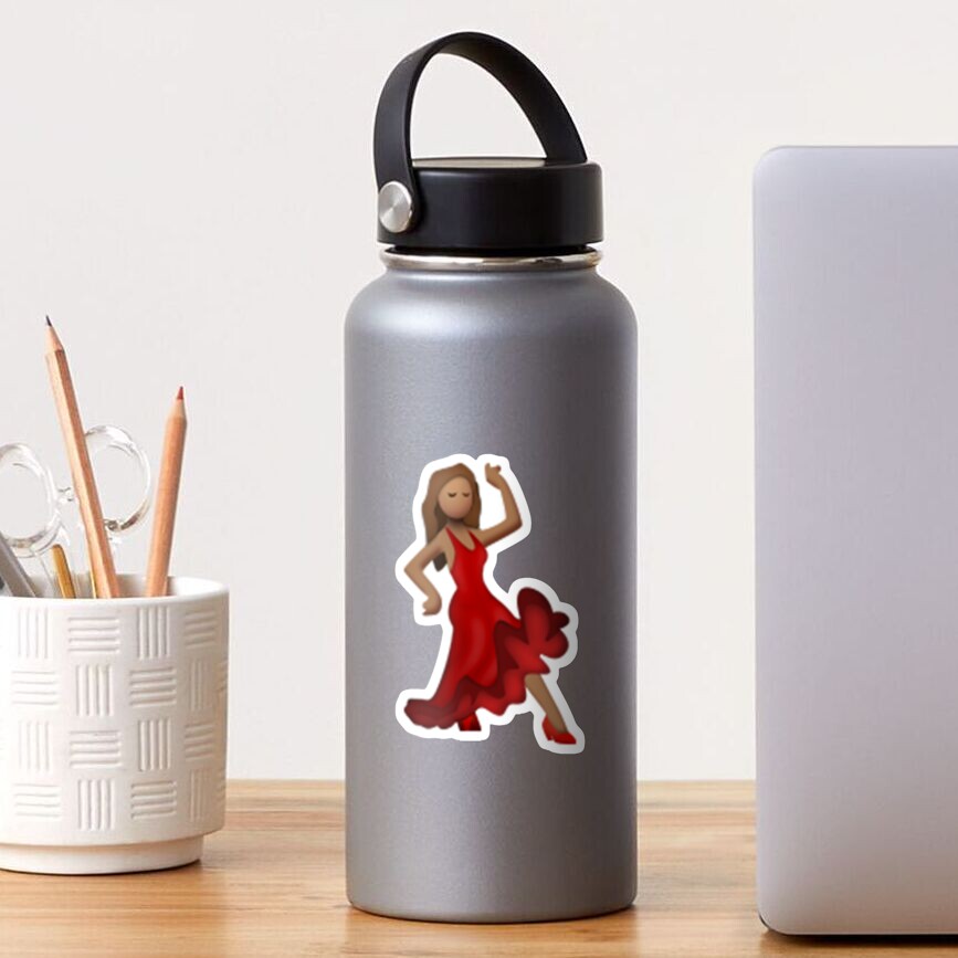 Emoji Dancer (Brunette) Sticker