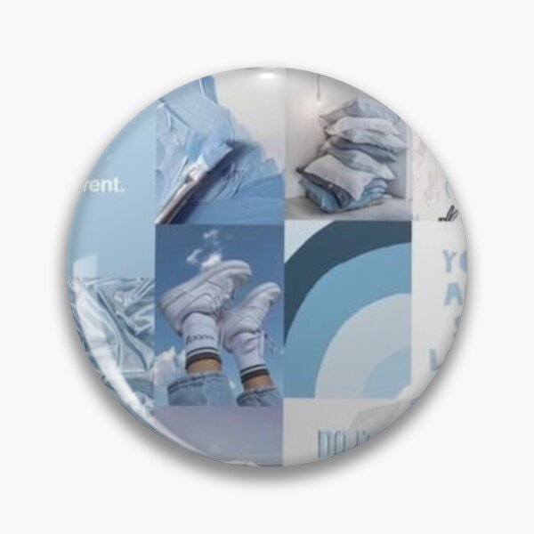 Item preview, Y2K blue aesthetic collage  designed and sold by cloudy-moon.